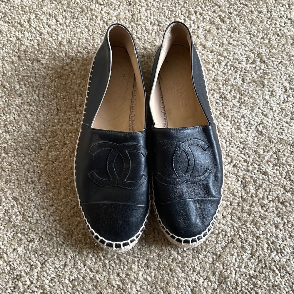 AUTH CHANEL ESPDRILLES